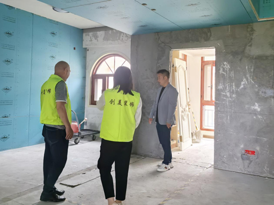 高质量发展在常德·湖南创美一建装饰在行动｜【施工导航】工地巡检：至真至诚，尽善尽美